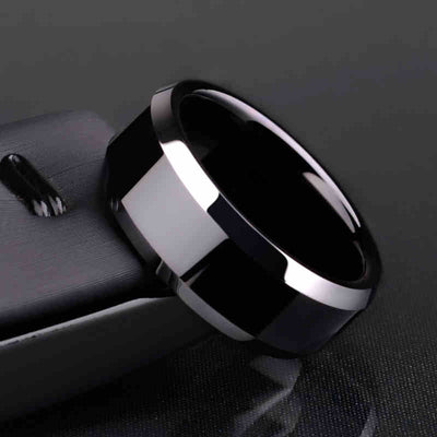 Men's Titanium Jewelry Ring Stainless Steel Gold/Silver/Black for Fashion/Engagement/Wedding Party