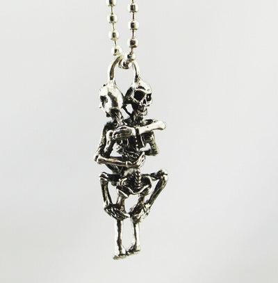 Awesome Skeleton Love Necklace