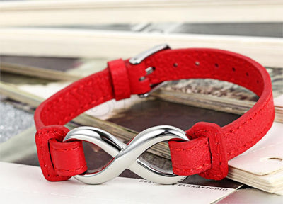 Fashion Infinity Leather Bracelet